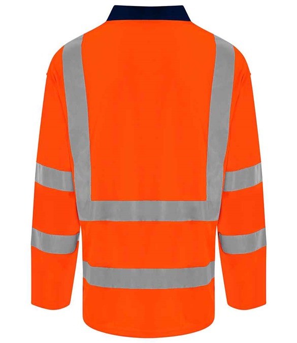 ProRTX High Visibility Long Sleeve Polo Shirt