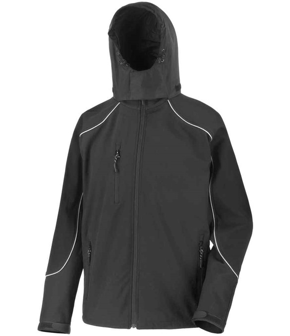 Result Work-Guard Hooded Soft Shell Jacket