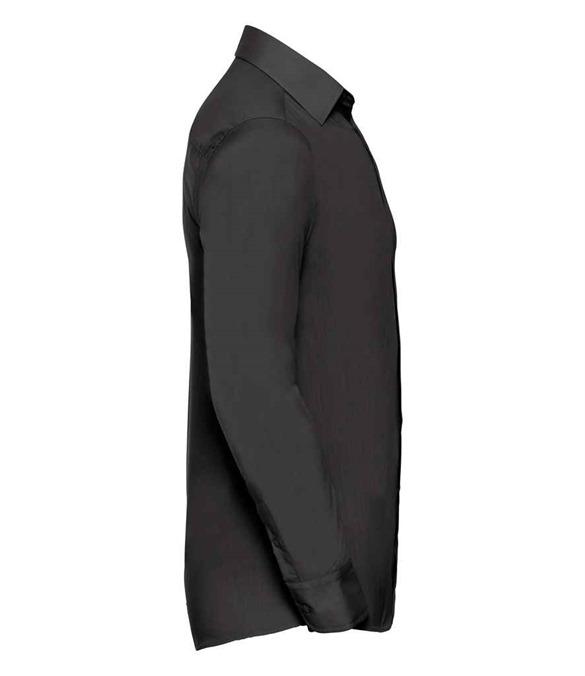 Russell Athletic Collection Long Sleeve Tailored Poplin Shirt