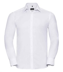 Russell Athletic Collection Long Sleeve Herringbone Shirt
