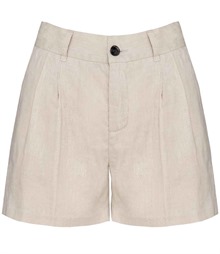 Spasso Ladies Linen Bermuda Shorts