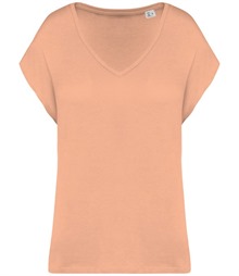 Native Spirit Ladies Oversized V Neck T-Shirt