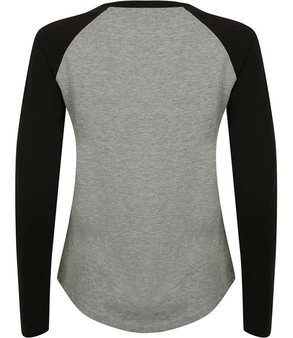 SF Ladies Long Sleeve Baseball T-Shirt