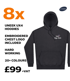 x8 Embroidered Hoodies