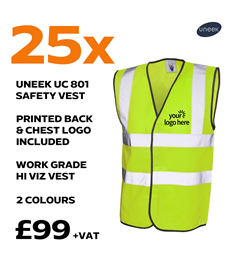 x25 Printed Hi Viz