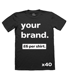 40 PRINTED TSHIRTS