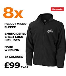 x8 Embroidered Fleece